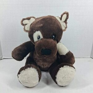 Build A Bear 2011 FUDGE PUP Brown Puppy Dog 11" Plush Stuffed Animal Soft Toy